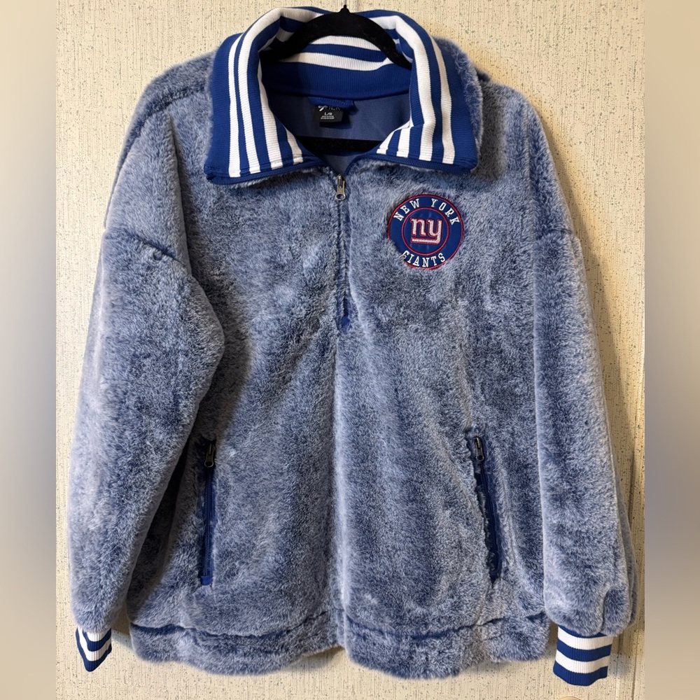NFL Women’s Frosted Sherpa Pullover w/Rib Knit Sleeves